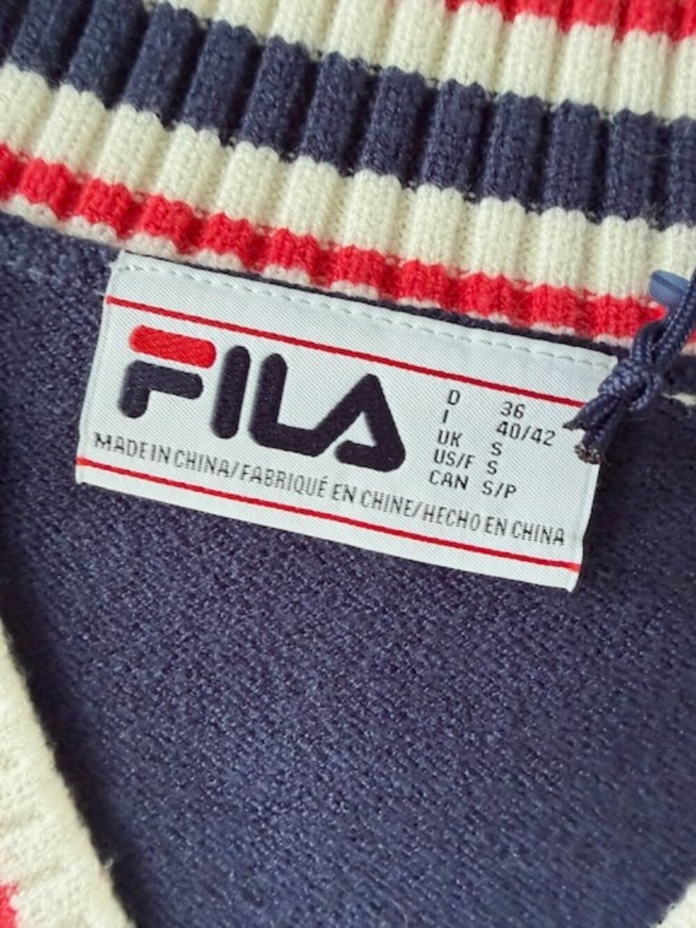 FILA Varsity Sweater & Pants Set NWT Sz S/M - Picture 9 of 9